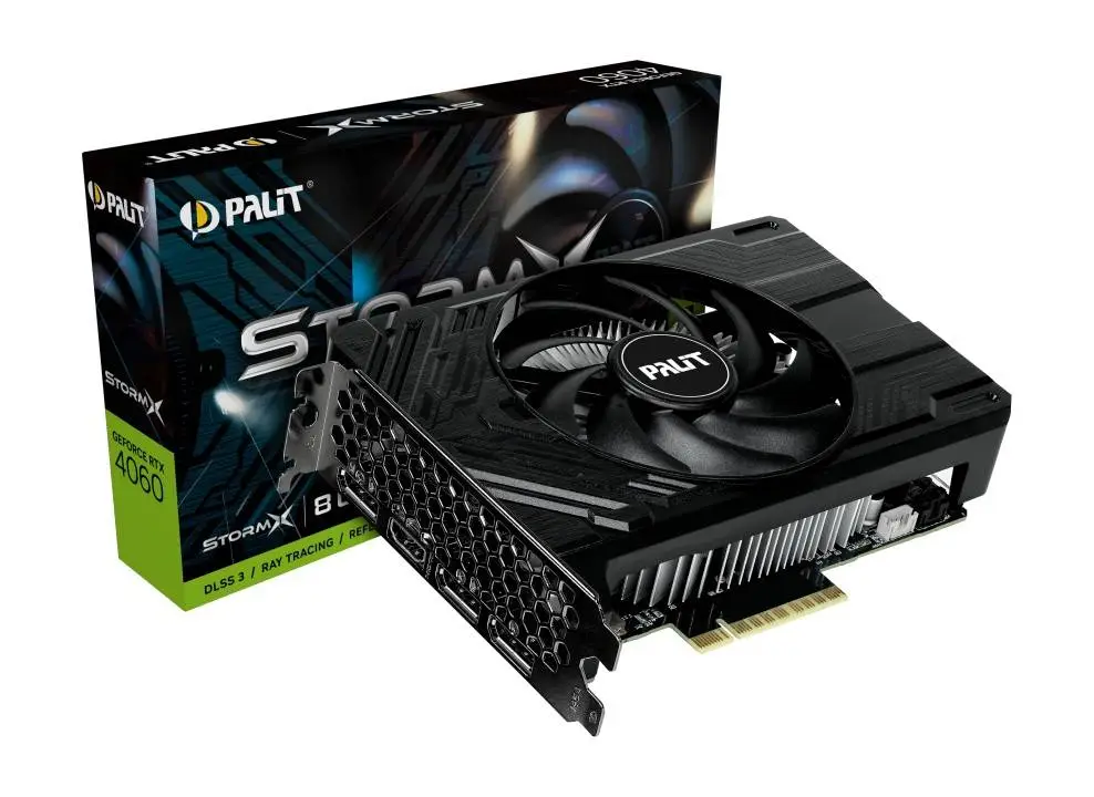 Видео карта Palit GeForce RTX 4060 StormX 8GB - NE640600119P1-1070F