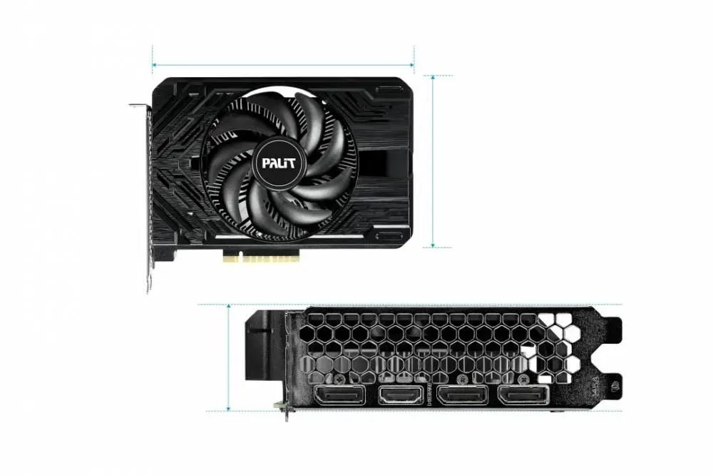 Видео карта Palit GeForce RTX 4060 StormX 8GB - NE640600119P1-1070F