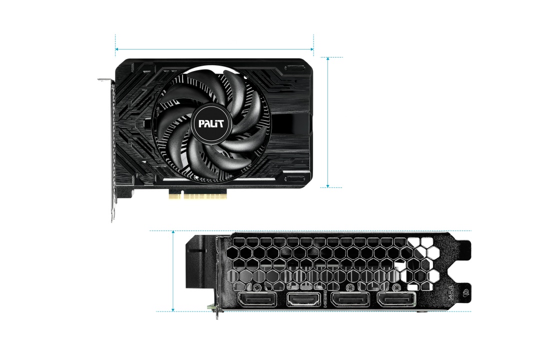 Видео карта Palit GeForce RTX 4060 StormX 8GB - NE640600119P1-1070F