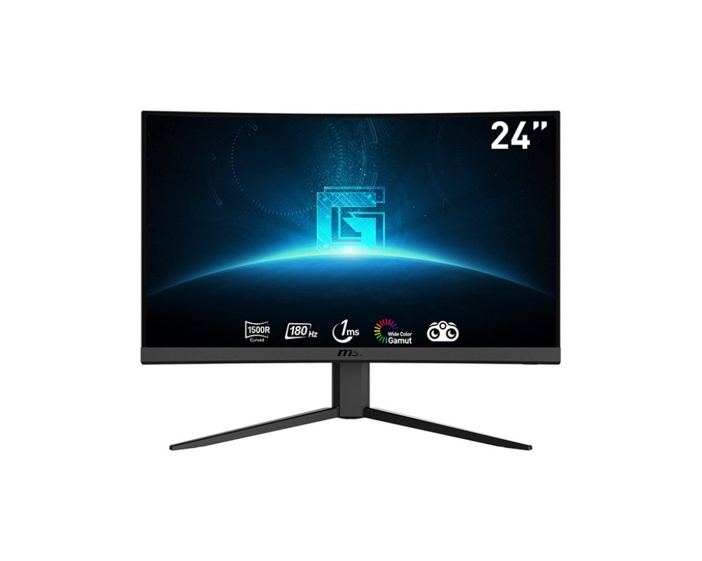 Монитор MSI G24C4 E2 23.6" Curved 1500R, VA, FHD 1920x1080, 180Hz, 1ms, Adaptive sync, DP, HDMI