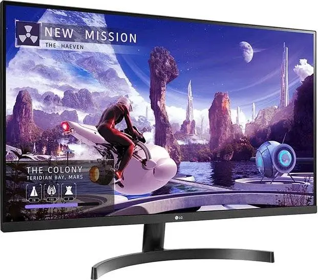 Монитор LG 32QN600P-B, 31.5", IPS, WQHD 2560x1440, 75Hz, 5ms, HDR10, HDMI, DP, AMD FreeSync