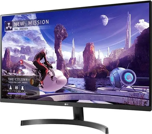 Монитор LG 32QN600P-B, 31.5", IPS, WQHD 2560x1440, 75Hz, 5ms, HDR10, HDMI, DP, AMD FreeSync