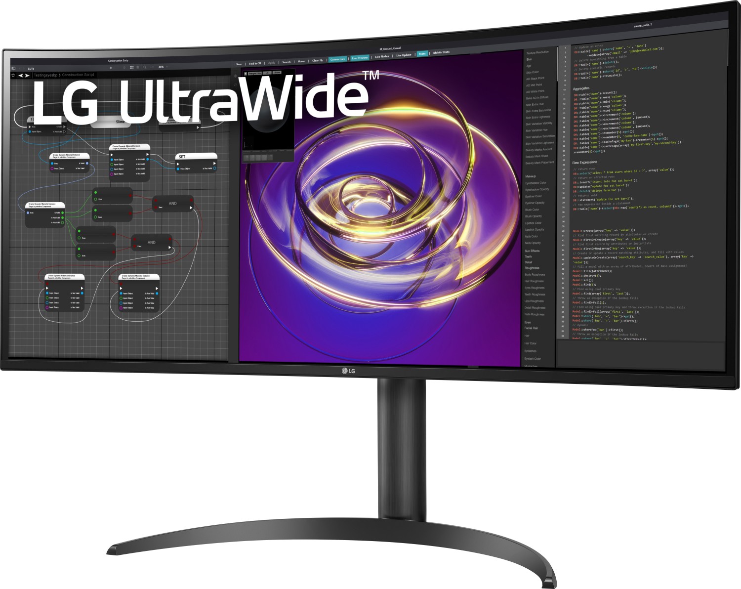 Монитор LG 34WP85CP-B, 34" Curved, IPS, QHD 3440x1440, 60Hz, 5ms, HDR10, USB Type-C