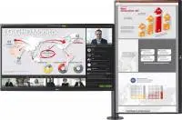 Монитор LG Ergo Dual 27QP88DP-BS, 2 x 27", IPS, QHD 2560x1440, 75Hz, 5ms, HDR10, sRGB 99%, USB type-C
