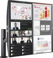 Монитор LG Ergo Dual 27QP88DP-BS, 2 x 27", IPS, QHD 2560x1440, 75Hz, 5ms, HDR10, sRGB 99%, USB type-C