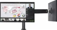 Монитор LG Ergo Dual 27QP88DP-BS, 2 x 27", IPS, QHD 2560x1440, 75Hz, 5ms, HDR10, sRGB 99%, USB type-C
