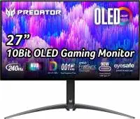 Монитор Acer Predator X27Ubmiipruzx 27" ZeroFrame OLED, WQHD 2560x1440, 240Hz, 0.01ms, HDR, AMD FreeSync Premium
