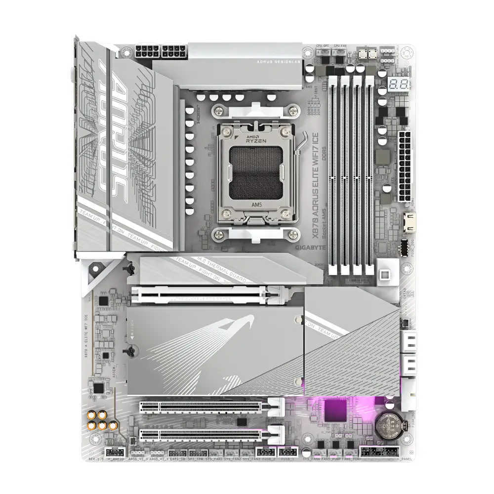 Дънна платка Gigabyte X870 AORUS ELITE ICE WIFI 7