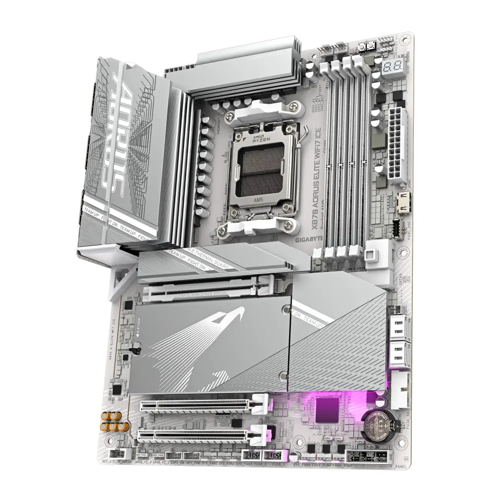 Дънна платка Gigabyte X870 AORUS ELITE ICE WIFI 7