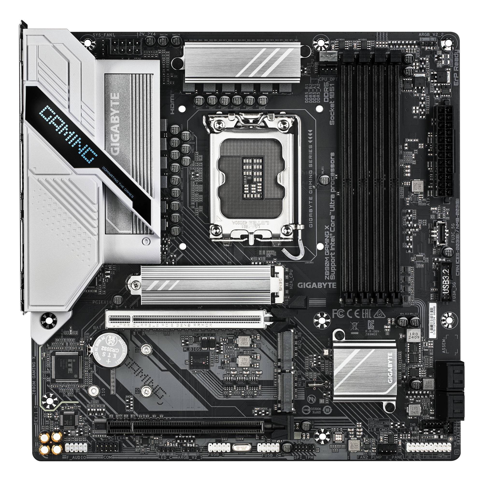 Дънна платка GIGABYTE Z890M GAMING X LGA1851
