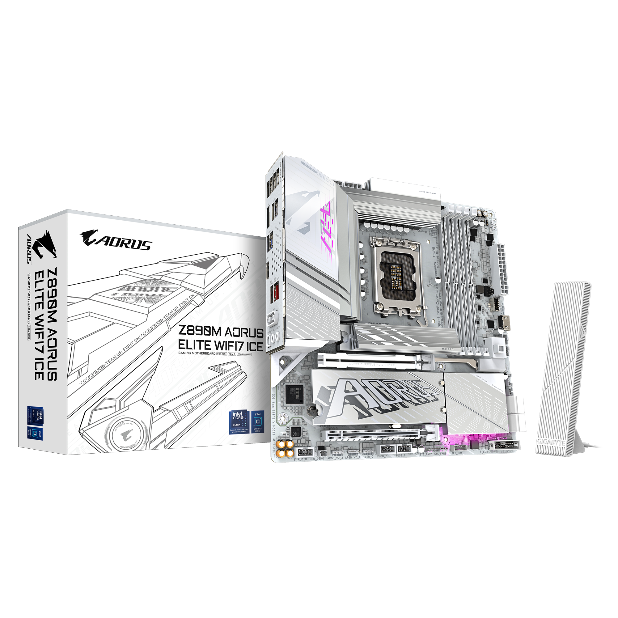 Μητρική πλακέτα GIGABYTE Z890M AORUS ELITE WIFI 7 ICE LGA1851