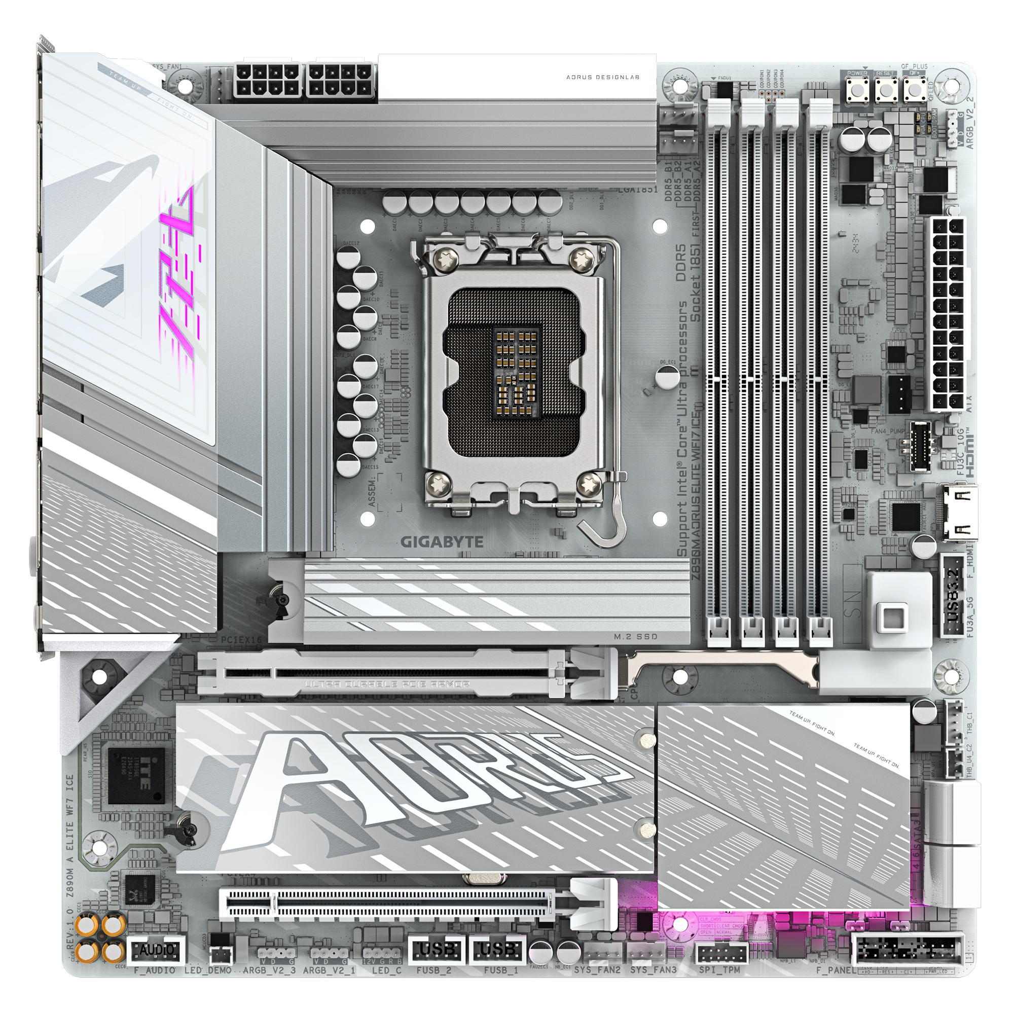 Μητρική πλακέτα GIGABYTE Z890M AORUS ELITE WIFI 7 ICE LGA1851