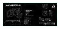 Геймърски пад Arctic Gaming Mousepad Liquid Freezer III Design