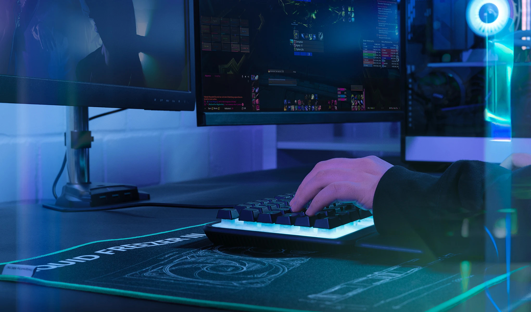 Геймърски пад Arctic Gaming Mousepad Liquid Freezer III Design