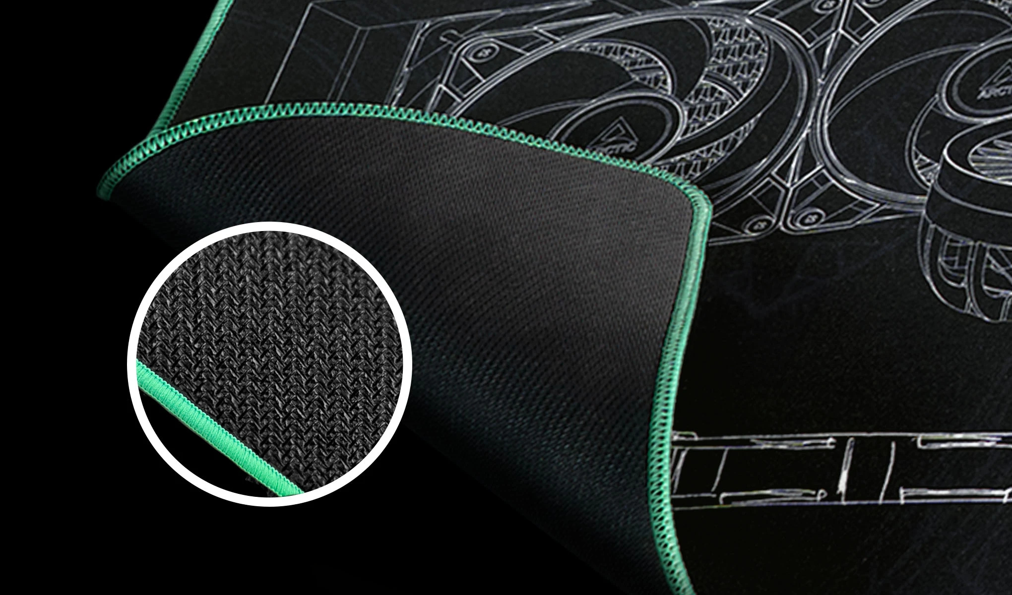 Геймърски пад Arctic Gaming Mousepad Liquid Freezer III Design