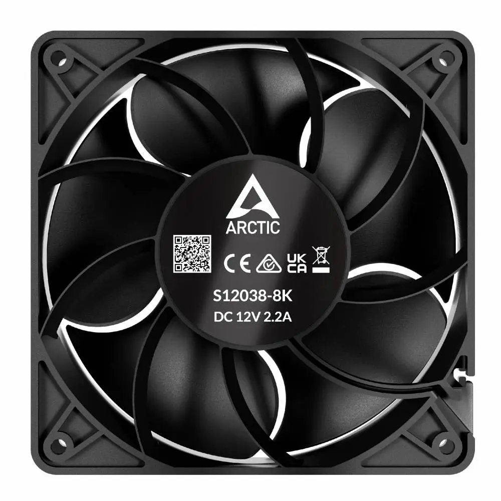Сървърен вентилатор Arctic Server Fan 120x120x38 Dual Ball - S12038-8K - ACFAN00294A