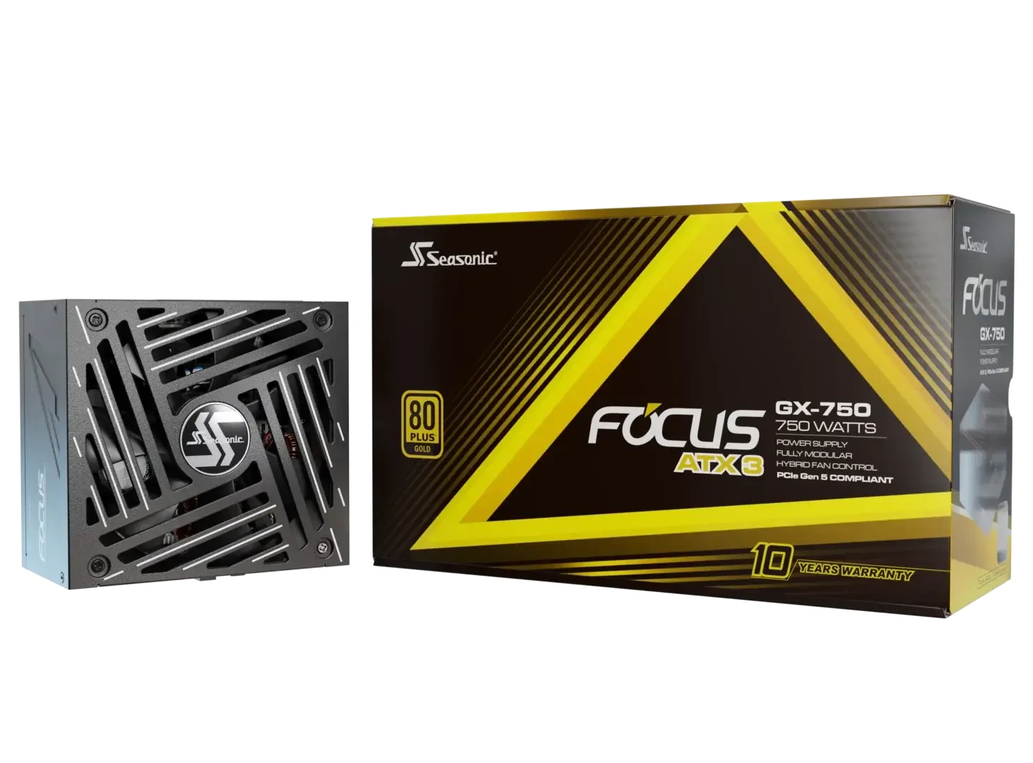 Захранване Seasonic FOCUS GX-750 V4 PSU ATX 3.1 750W Gold
