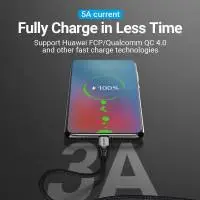 Vention Кабел USB 2.0 Type-C to Type-C - 2.0M Black 5A Fast Charge - TAEHH