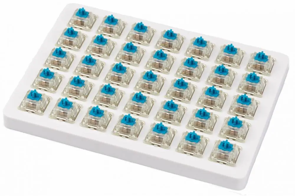 Суичове за механична клавиатура Keychron Cherry MX Blue RGB Switch Set 35 броя