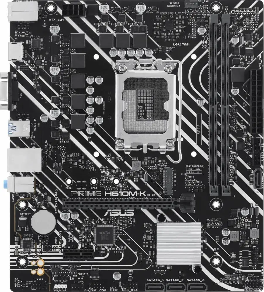 Дънна платка ASUS PRIME H610M-K LGA1700