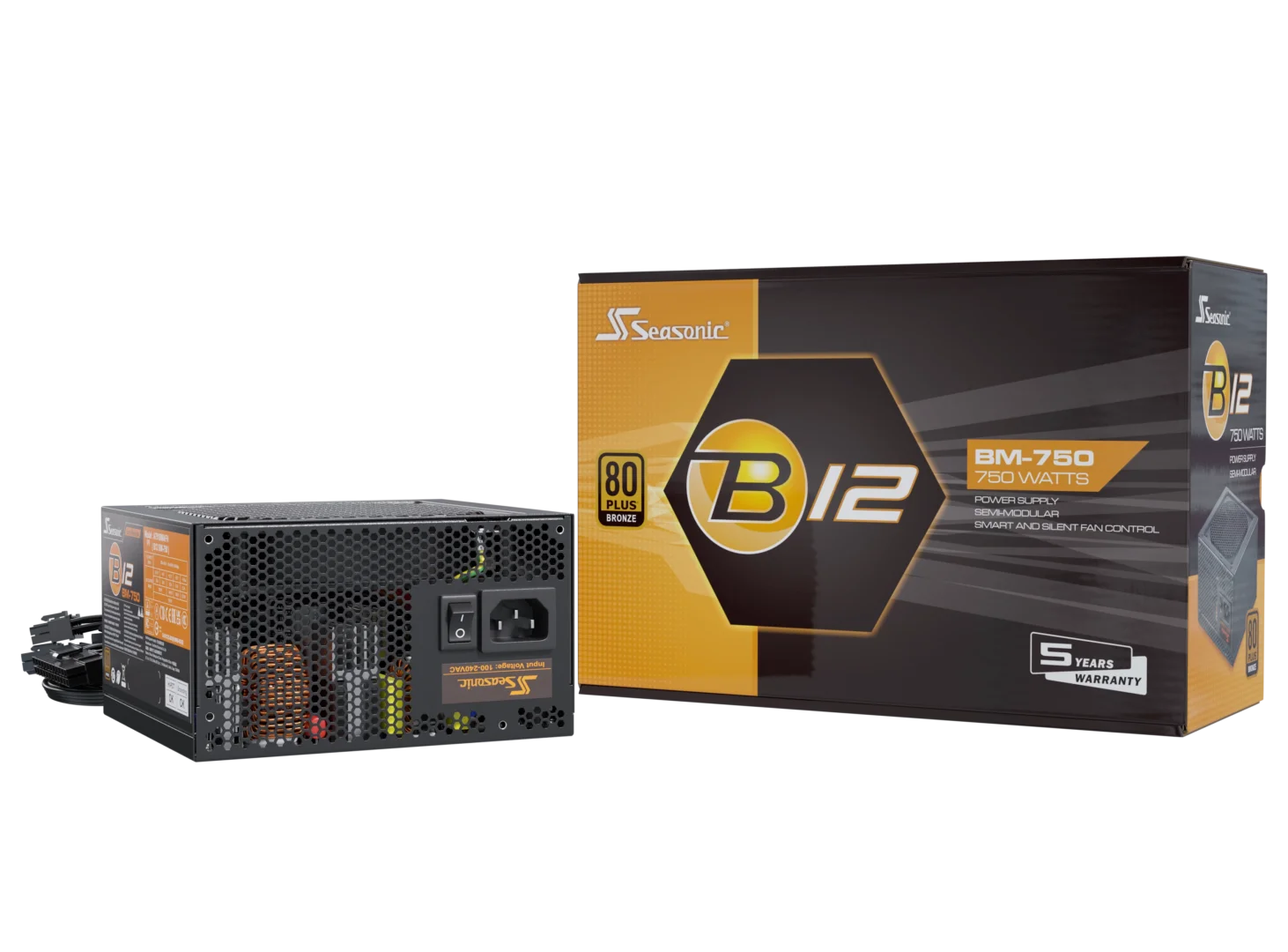 Захранване Seasonic B12BM 750W 80 Plus Bronze PSU 