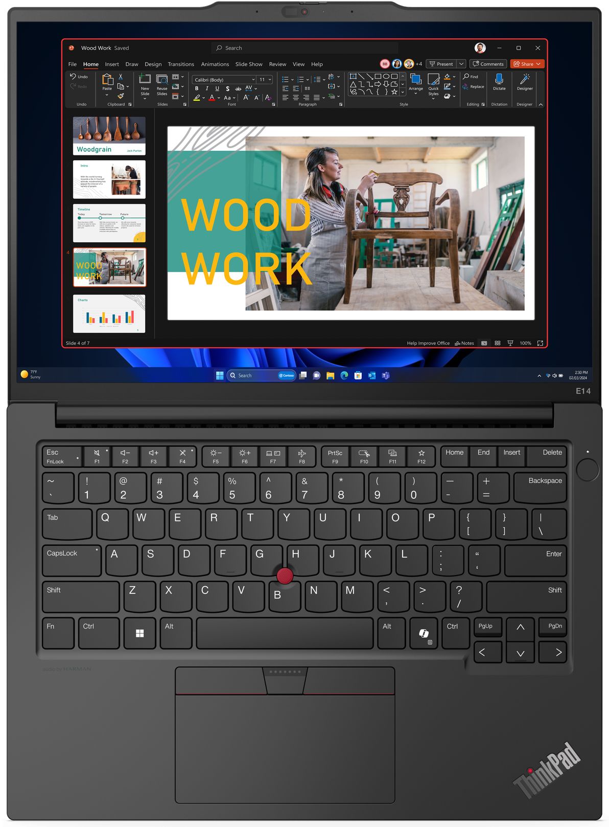 Лаптоп Lenovo ThinkPad E14 G6 - 21M70042BM