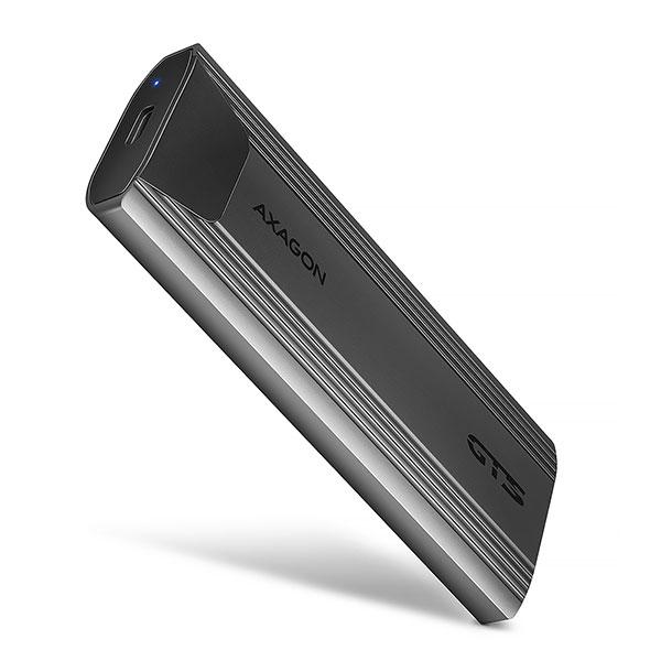 Външна кутия AXAGON EEM2-GTS2 M.2 NVMe/SATA NGFF to USB Type-C