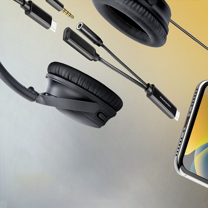 Звукова карта AXAGON ADA-HCPD USB-C to 3.5mm Stereo Audio