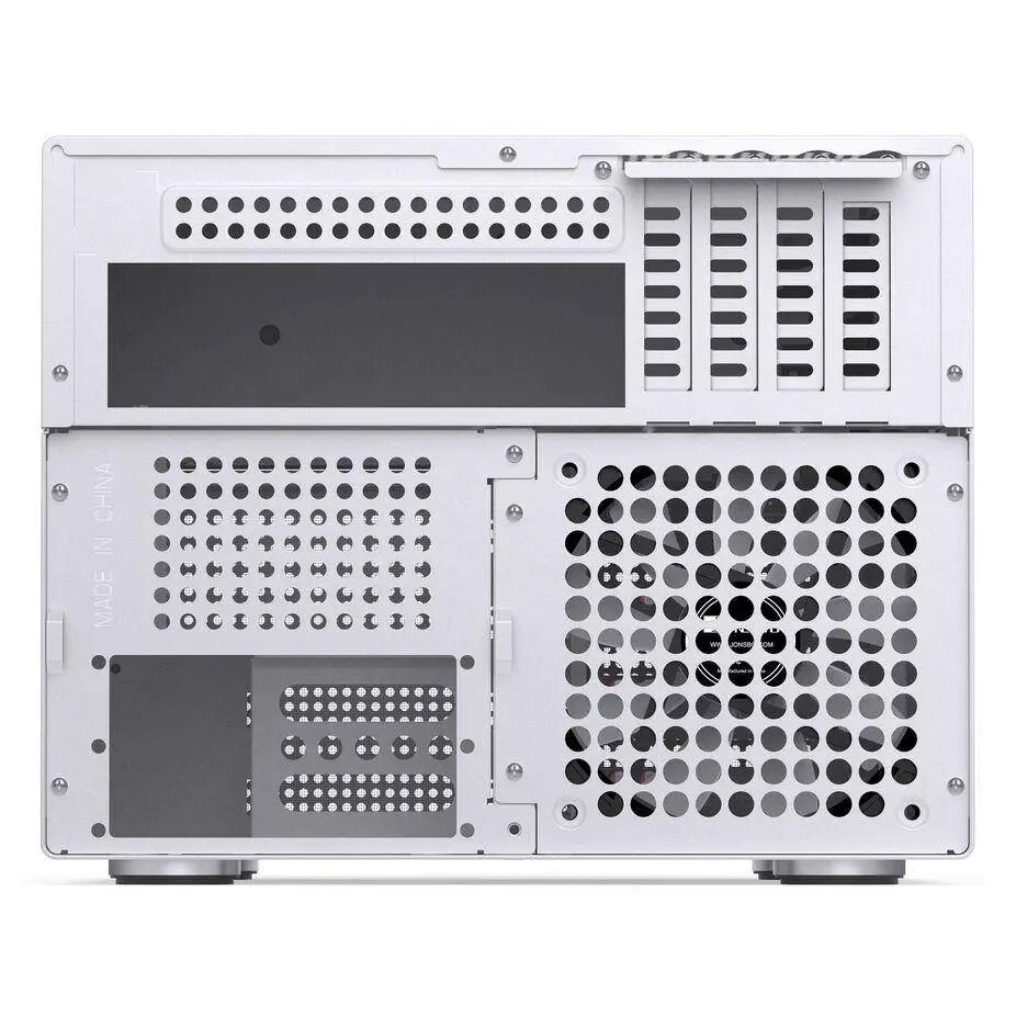 Кутия Jonsbo N4 NAS mATX Бяла