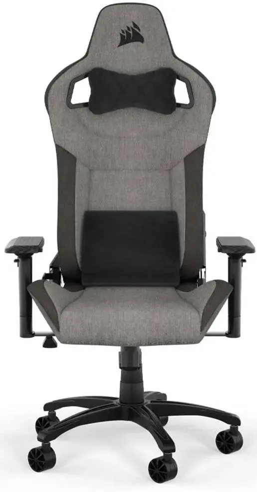 Геймърски стол CORSAIR T3 Rush 2023 Fabric Gaming Chair Grey - CF-9010056-WW and Charcoal