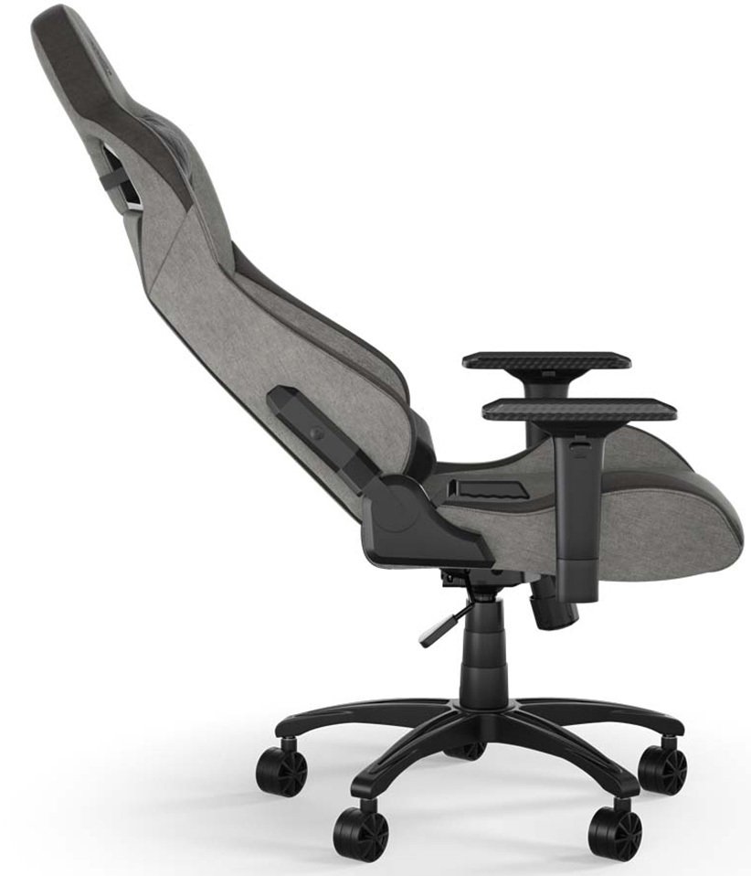 Gaming chair CORSAIR T3 Rush 2023 Fabric Gaming Chair Grey - CF-9010056-WW and Charcoal