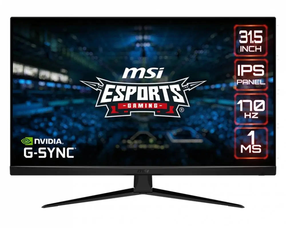Монитор MSI G321Q 31.5", IPS, WQHD 2560x1440, 170Hz, 1ms, HDR, G-Sync Compatible, AMD FreeSync Premium 
