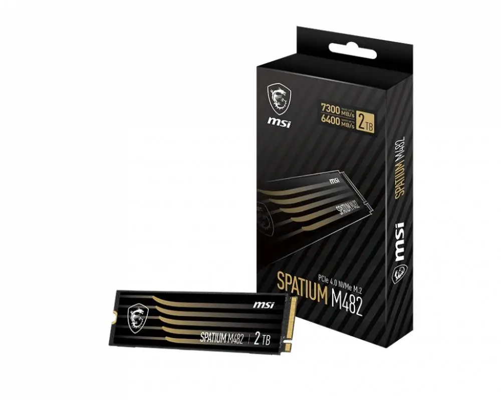 Диск SSD MSI SPATIUM M482 1TB PCIe 4.0 NVMe M.2 - S78-440L2D0-P83