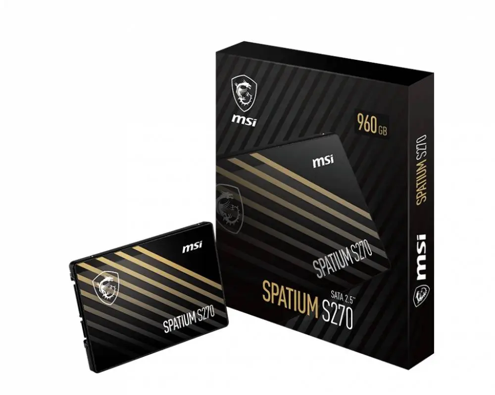 Диск SSD MSI SPATIUM S270 960GB 2.5" 3D NAND SATA3 6Gb/s - S78-440P130-P83