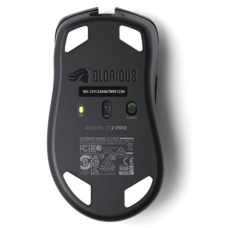 Геймърска мишка Glorious Model O 2 PRO, Несиметричен дизайн