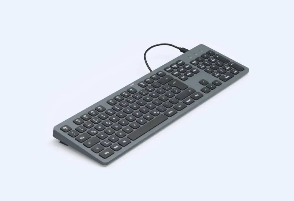 HAMA Жична Клавиатура "CK-400", USB, светеща, пълен размер, черна