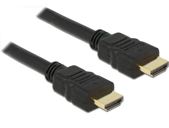 Кабель Delock High Speed, HDMI чоловічий - HDMI A чоловічий, 4K, 0.25 m, Ethernet