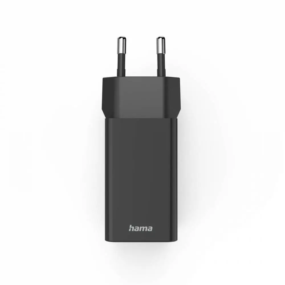 HAMA Мини Зарядно 35 W, 1x USB-C PD, 3x USB-A, Черно