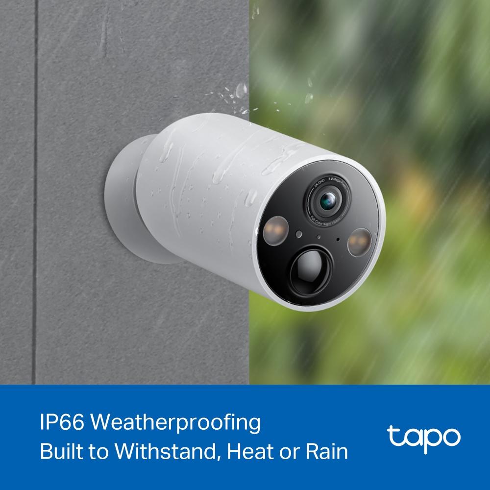 Охранителна WiFi камера TP-Link Tapo C425, Външен/вътрешен монтаж, WiFi