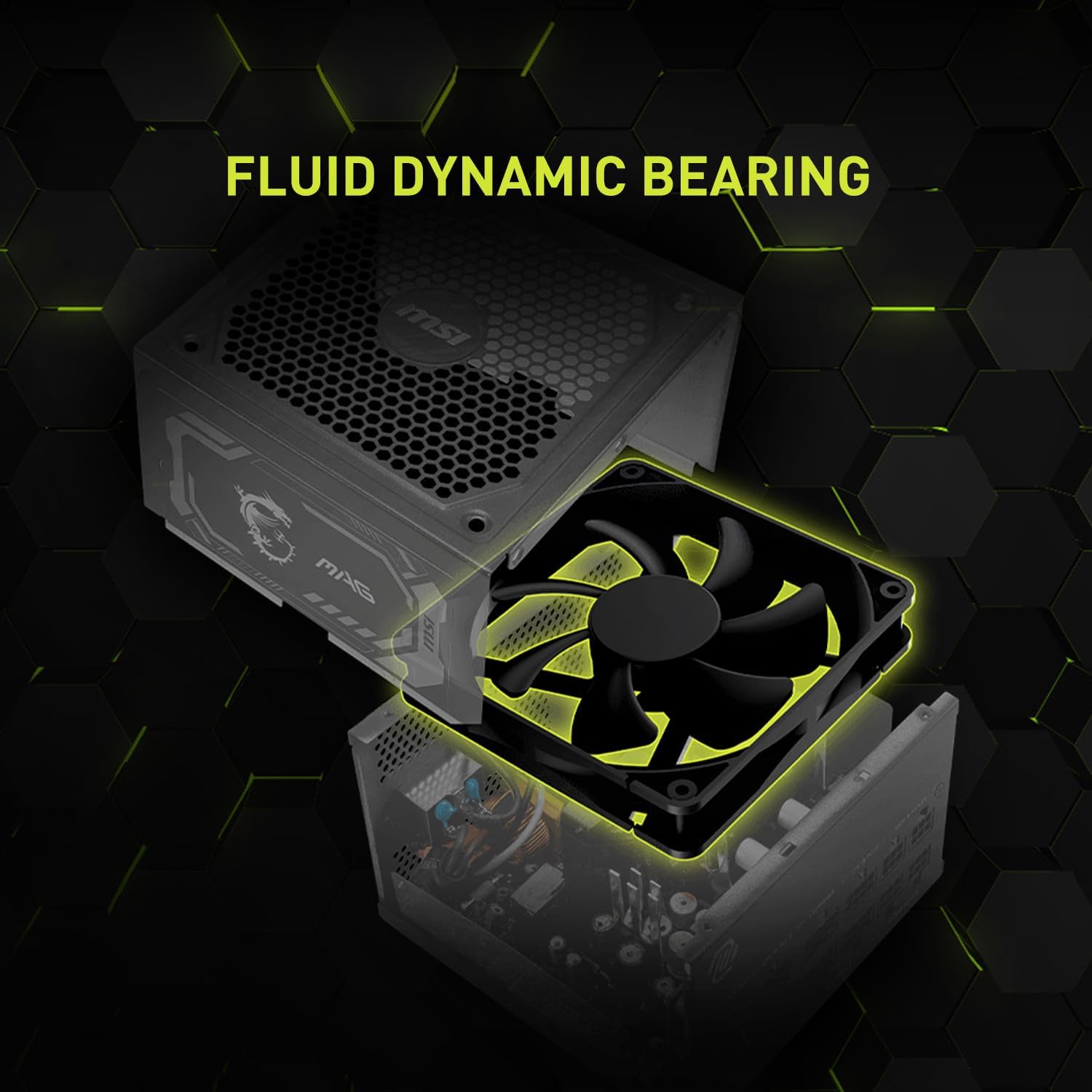 Alimentation MSI MAG A1000GL PCIE5 1000W 80 Plus Gold ATX 3.1, PCIe 5.1 PSU