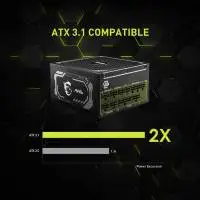 Захранване MSI MAG A1000GL PCIE5 1000W 80 Plus Gold ATX 3.1, PCIe 5.1 PSU