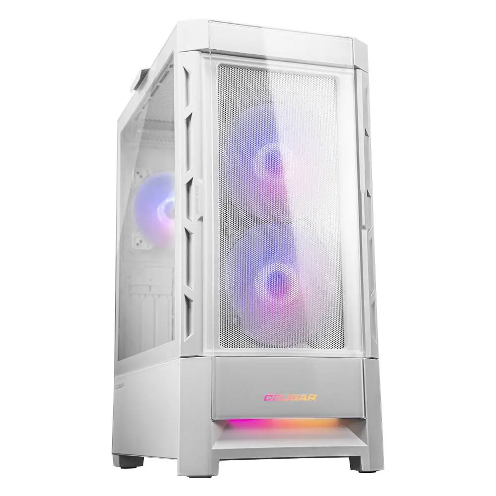 Кутия Cougar DUOFACE RGB Mid-Tower Case White