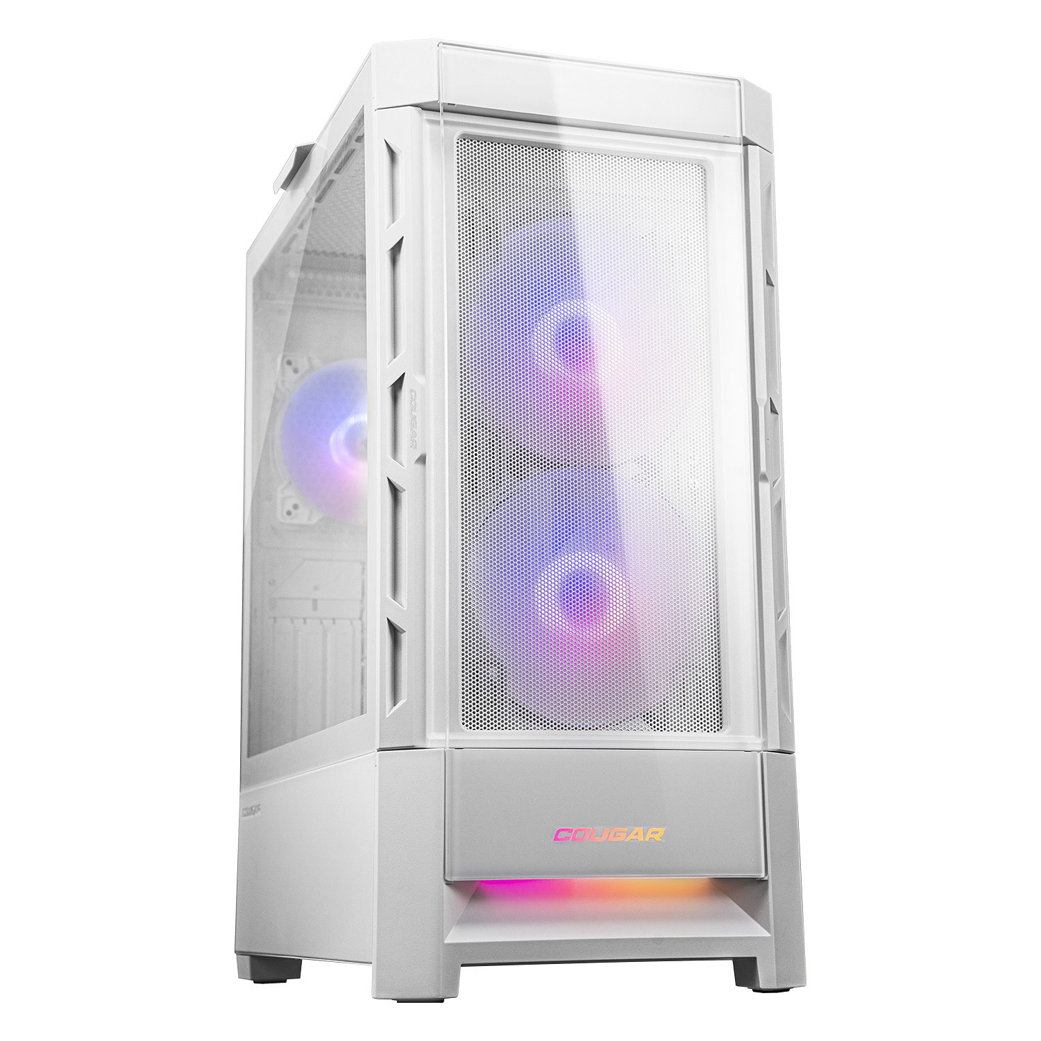 Кутия Cougar DUOFACE RGB Mid-Tower Case White 