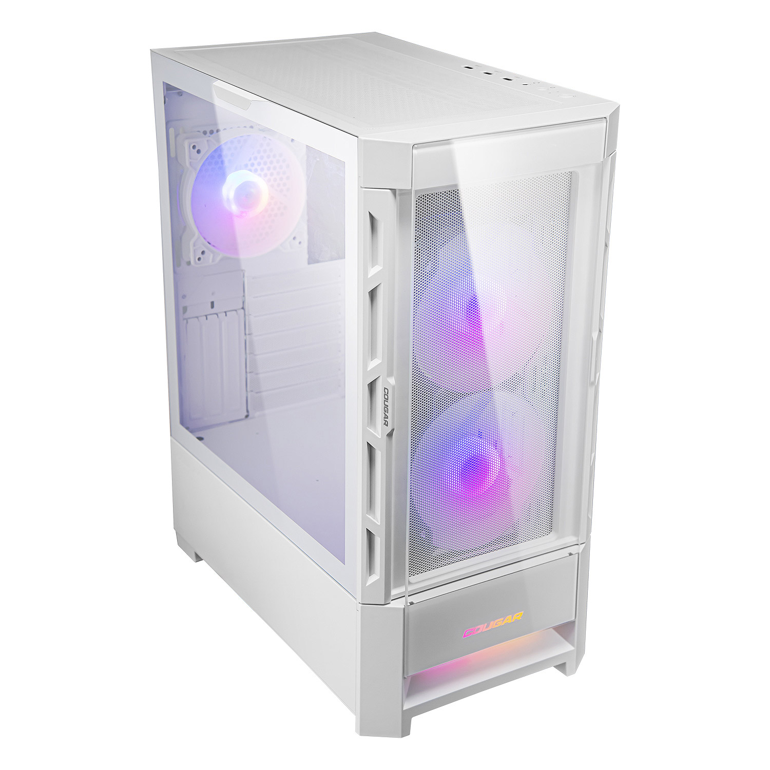 Кутия Cougar DUOFACE RGB Mid-Tower Case White 