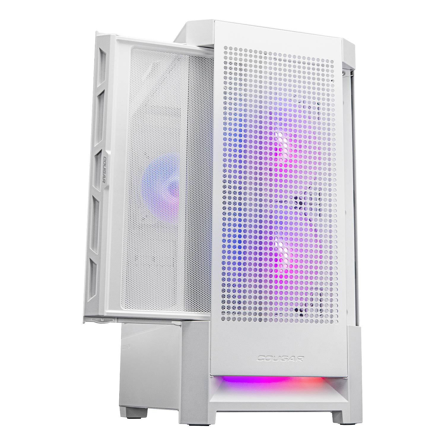 Кутия Cougar DUOFACE RGB Mid-Tower Case White 
