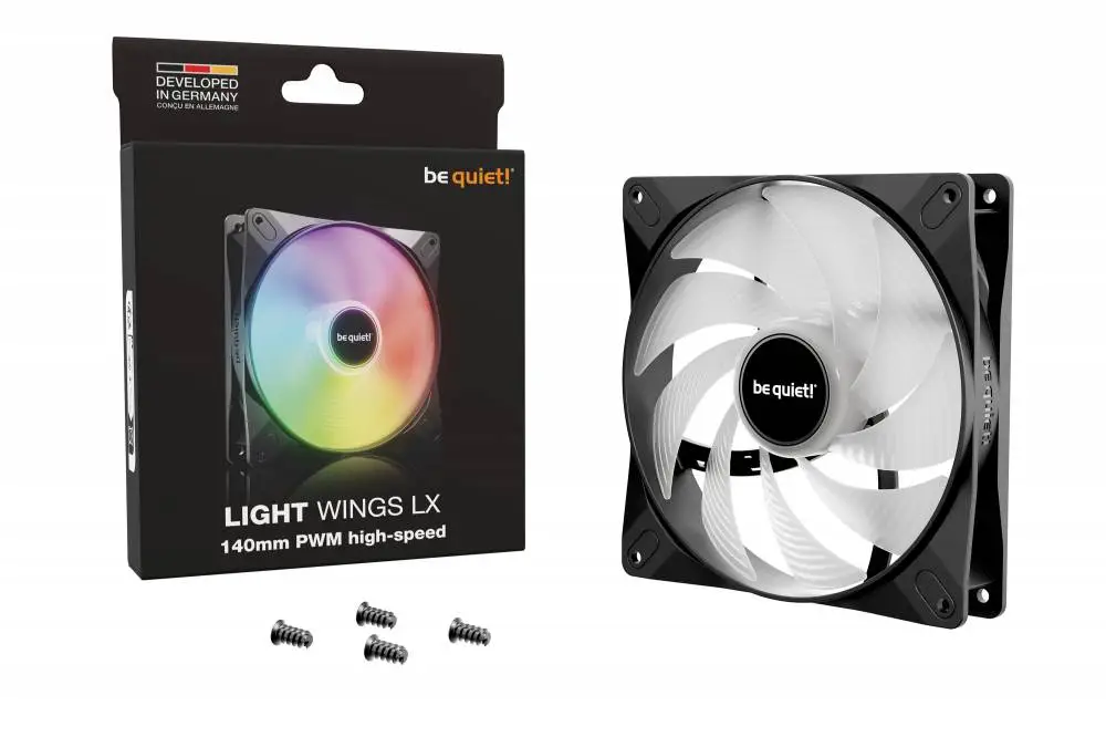 Ventilateur be quiet! LIGHT WINGS LX 140mm PWM high-speed Fan - BL129