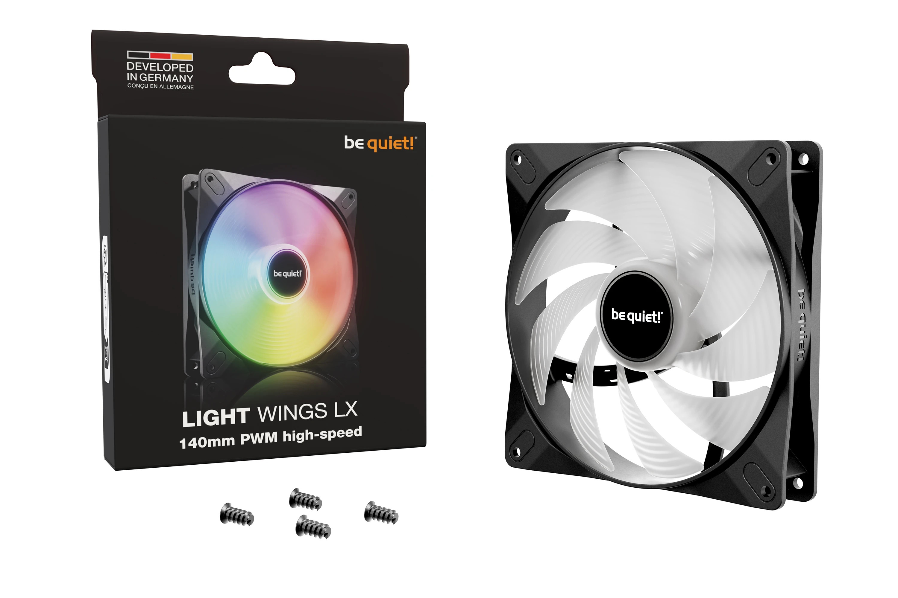 Ventilateur be quiet! LIGHT WINGS LX 140mm PWM high-speed Fan - BL129