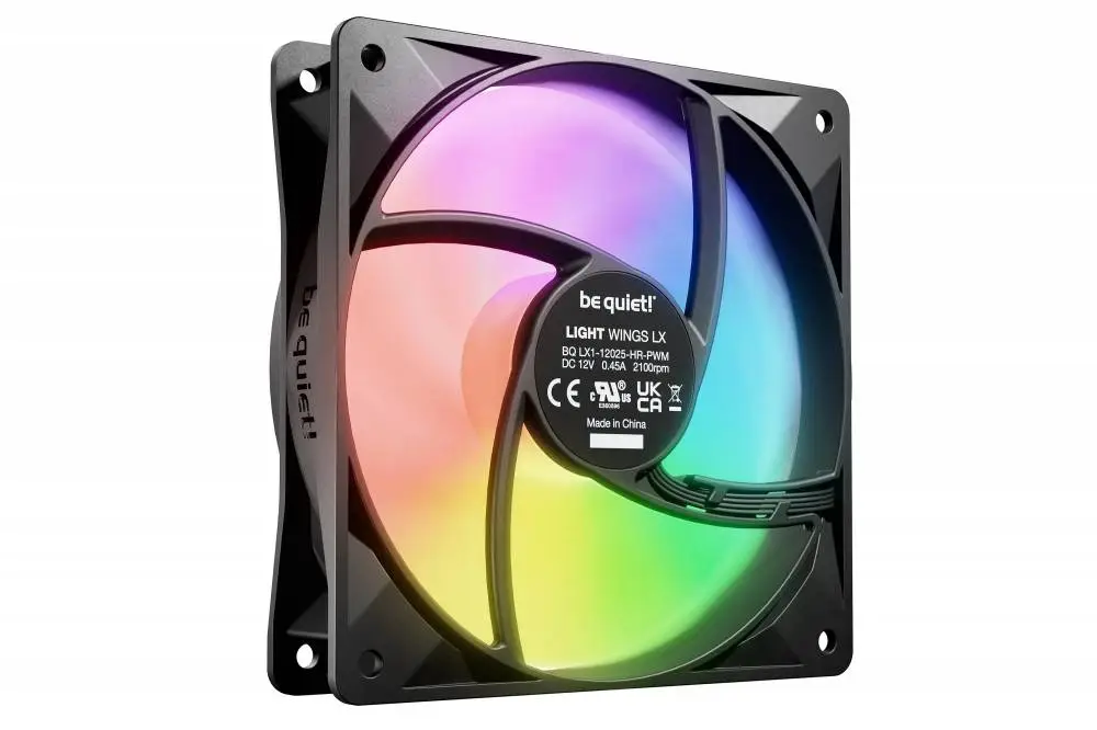 Вентилатори be quiet! LIGHT WINGS LX 120mm PWM high-speed Triple-Pack Fan Pack 3-in-1 3 x 120mm - BL124