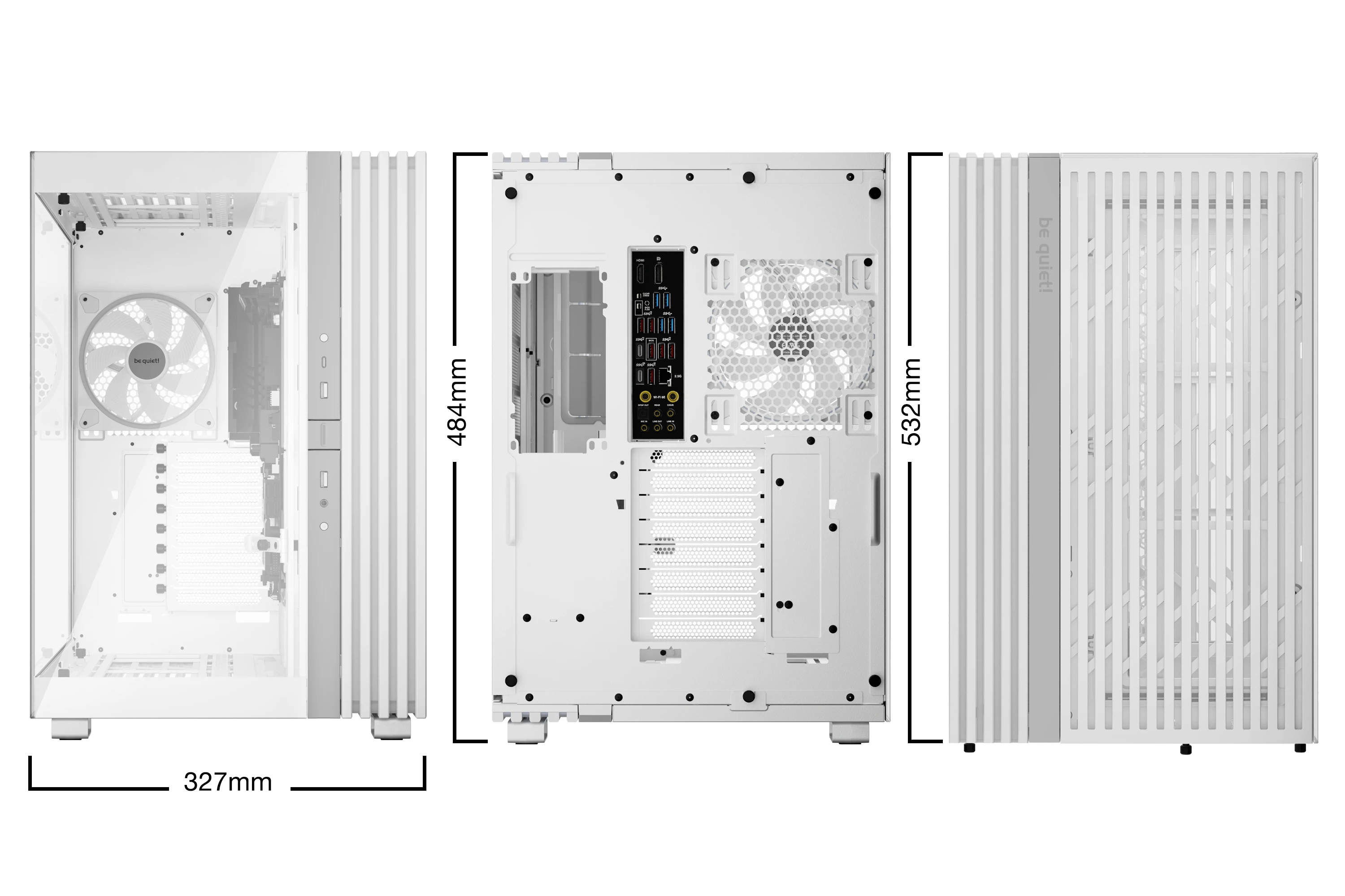 Кутия be quiet! LIGHT BASE 900 FX White Case EATX - BGW72
