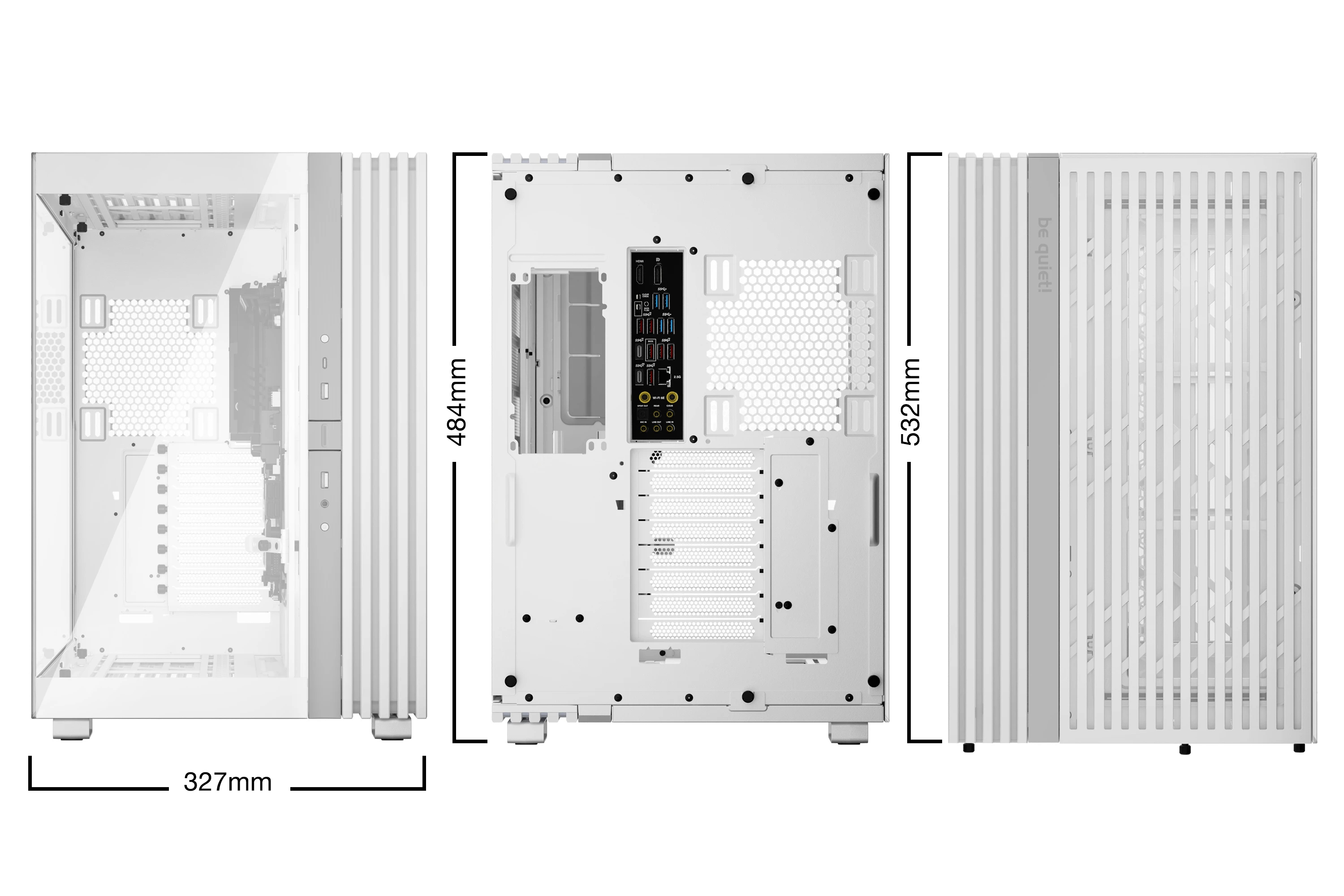 Case be quiet! LIGHT BASE 900 DX White EATX - BGW70